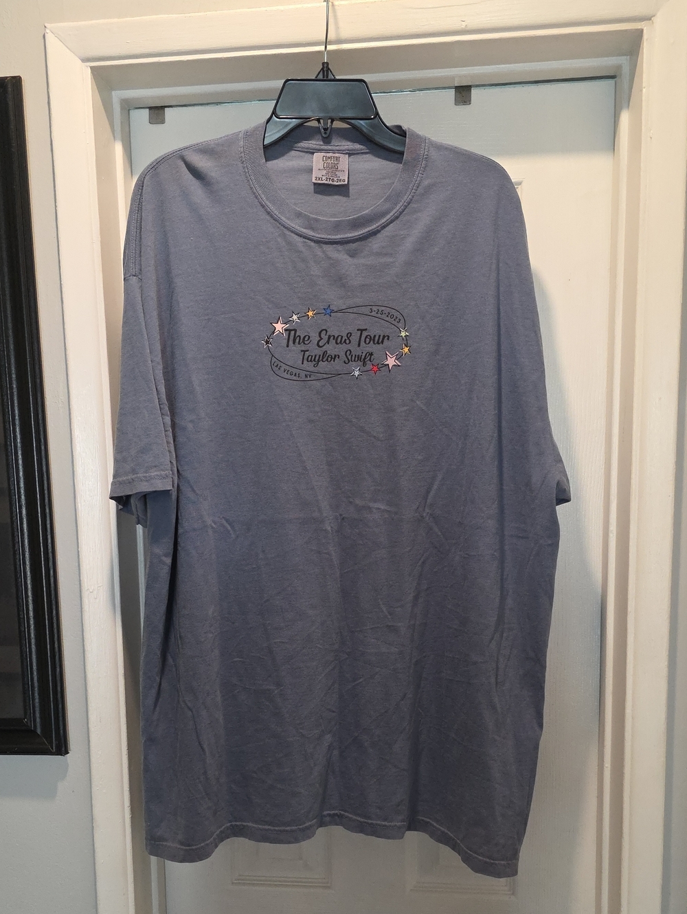 Comfort Colors Slate Blue Taylor Swift 'The Eras Tour' Graphic Tee
